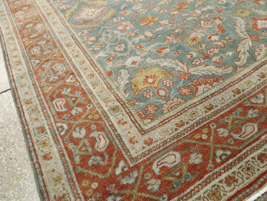 Antique Persian Sarouk Large Gallery Carpet, No.27670 - Galerie Shabab