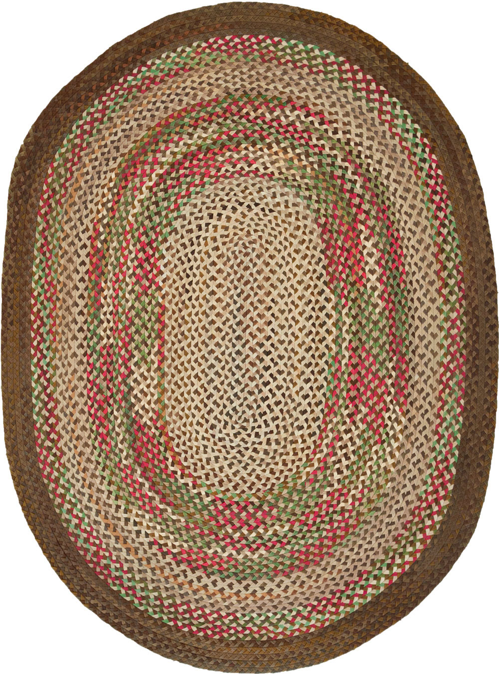 Vintage American Braid Rug, No.27671 - Galerie Shabab