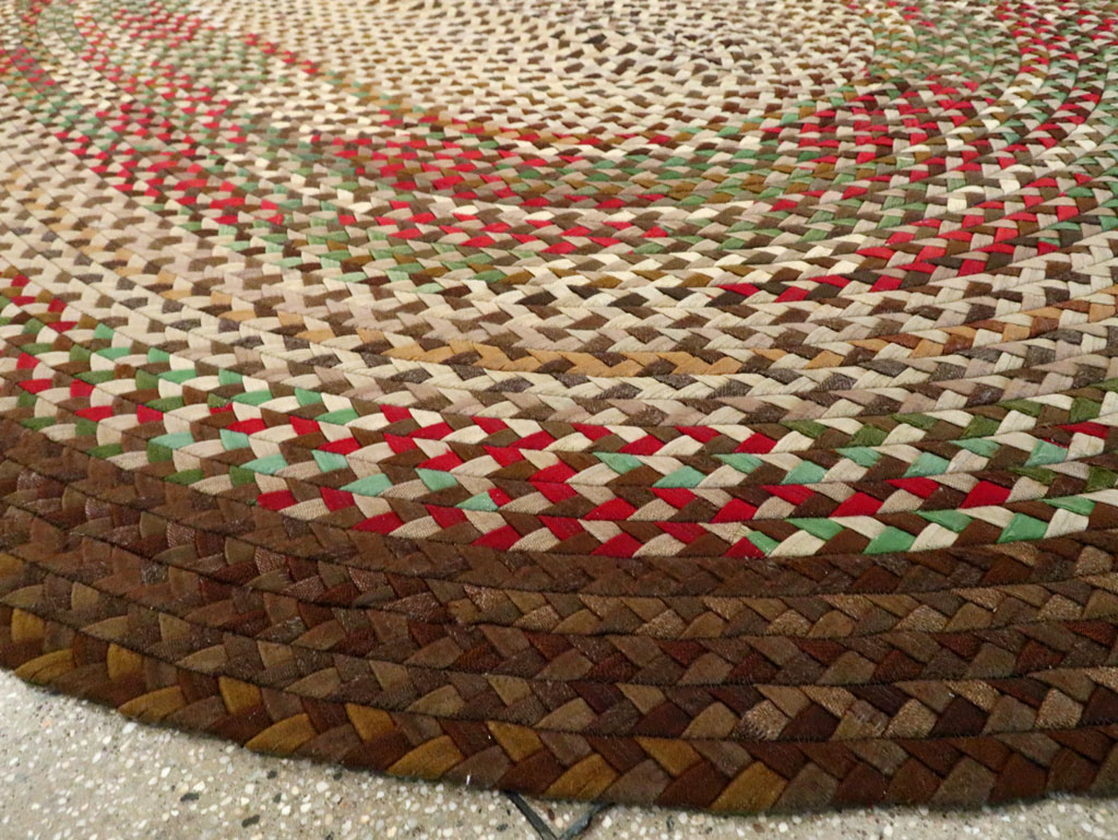 Vintage American Braid Rug, No.27671 - Galerie Shabab
