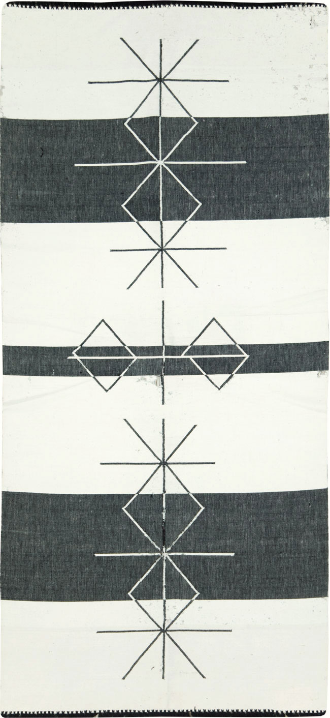 Vintage Ecuadorian Textile Flatweave, No.27672 - Galerie Shabab