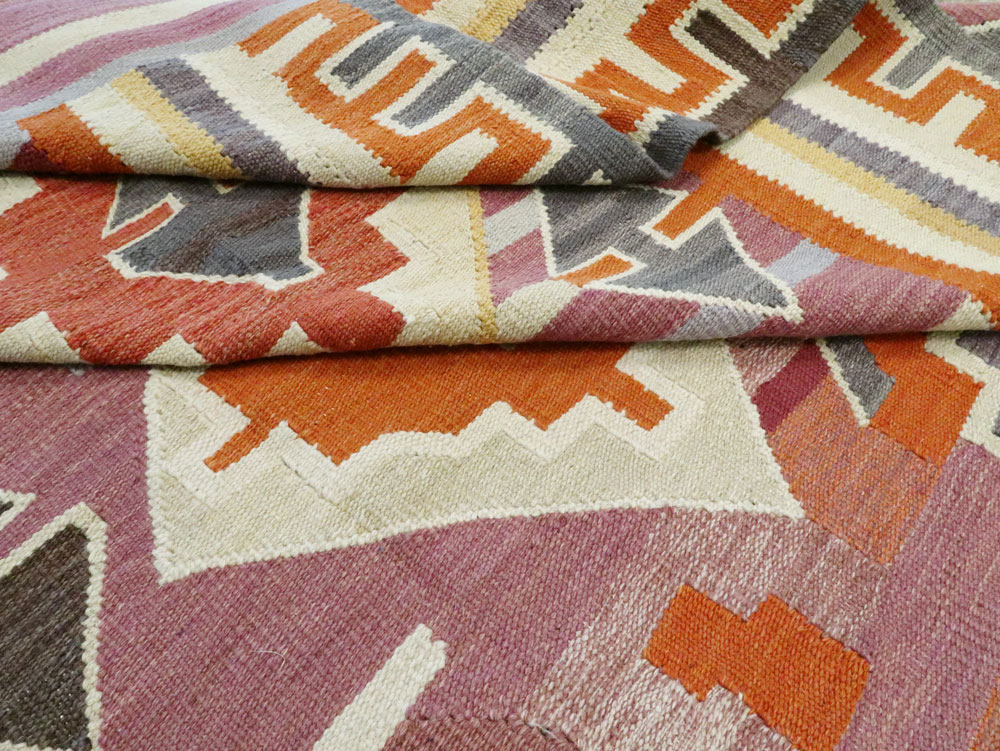 Modern Turkish Flatweave, No.27683 - Galerie Shabab