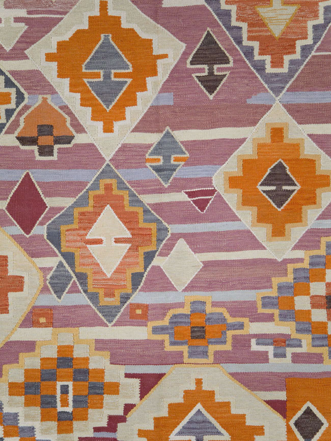 Modern Turkish Flatweave, No.27683 - Galerie Shabab