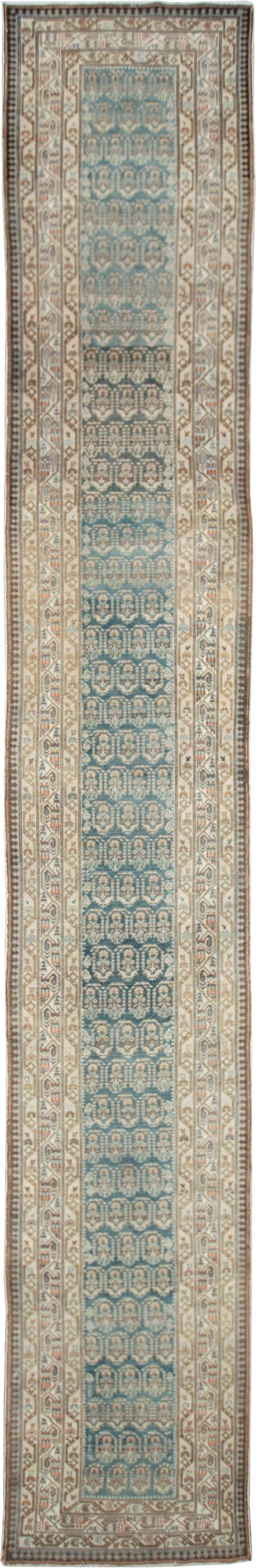 Antique Persian Malayer Long Runner, No.27687 - Galerie Shabab
