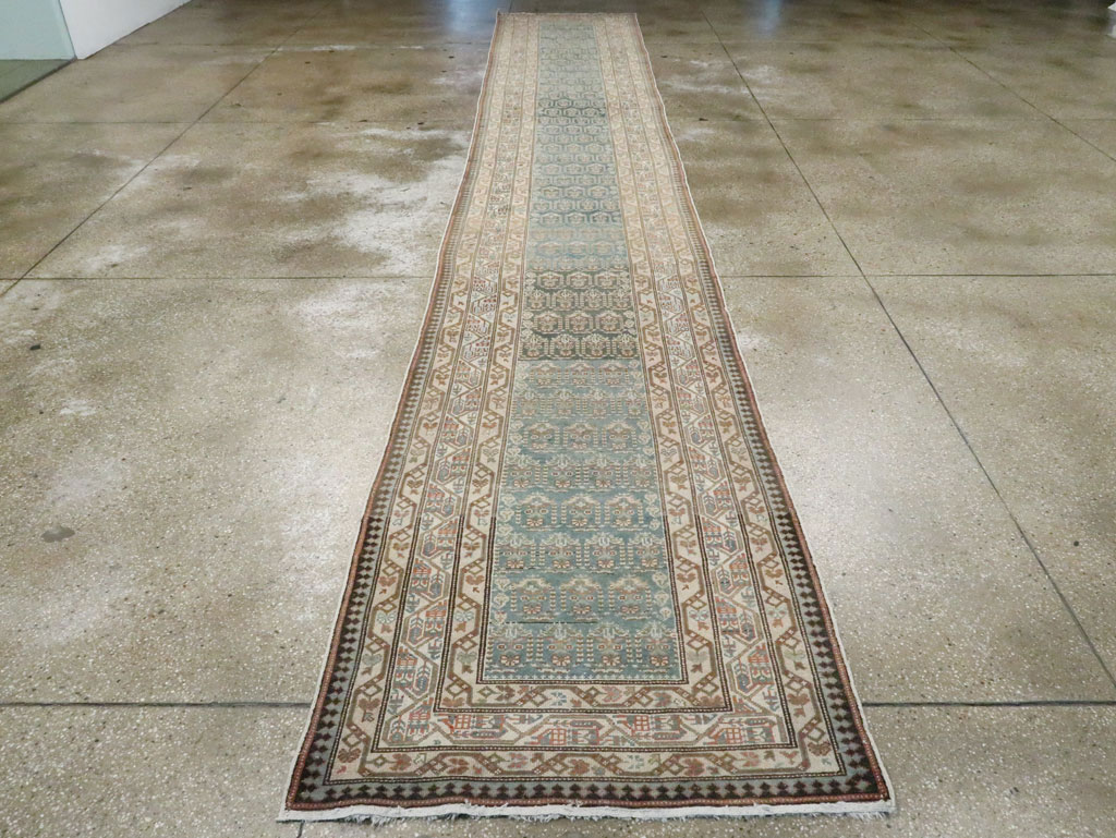 Antique Persian Malayer Long Runner, No.27687 - Galerie Shabab