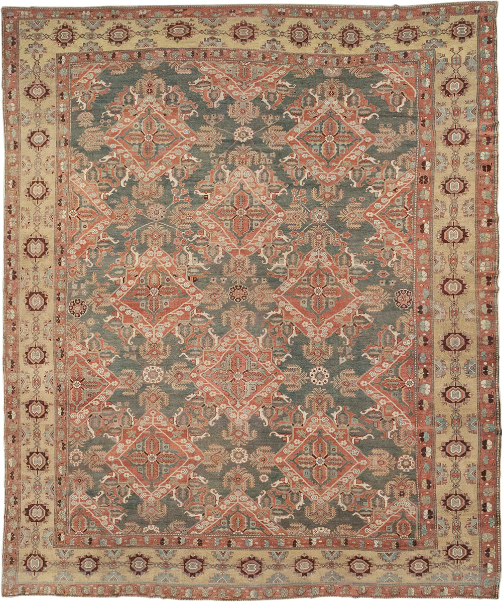 Antique Persian Bakhtiari Large Carpet, No.27692 - Galerie Shabab