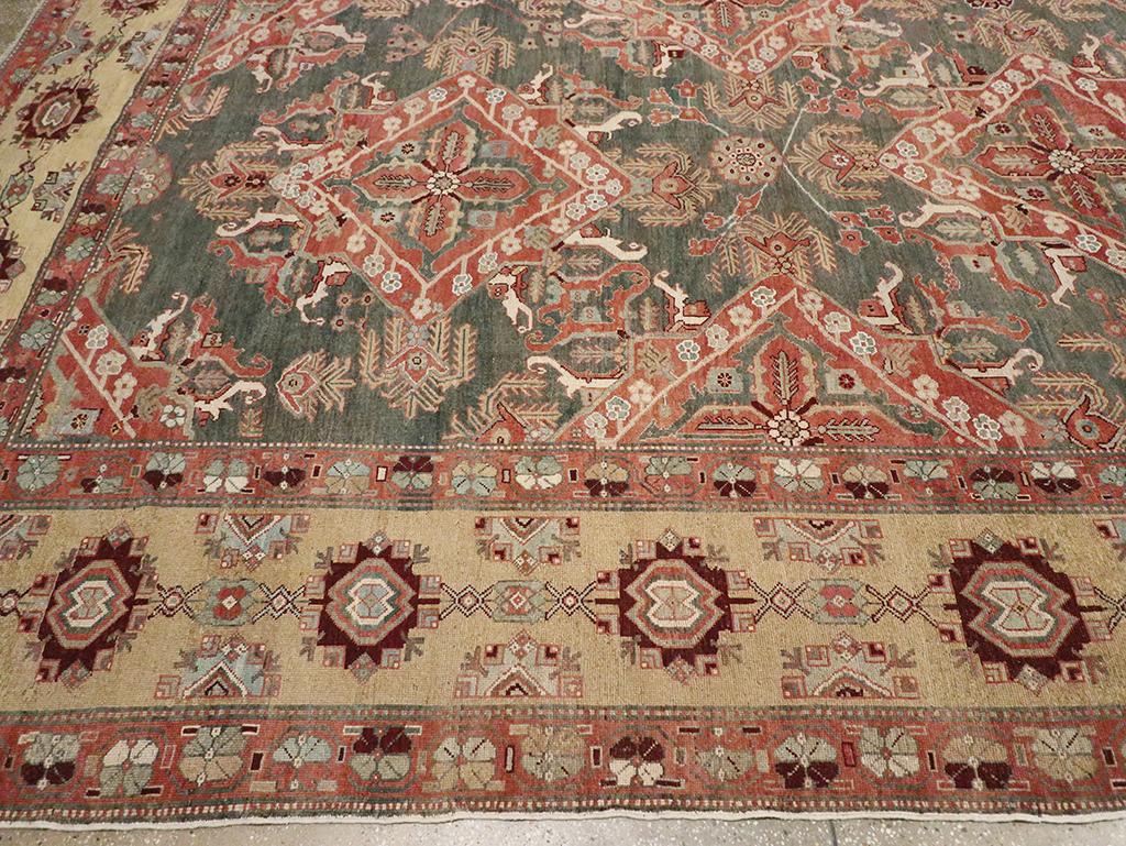 Antique Persian Bakhtiari Large Carpet, No.27692 - Galerie Shabab