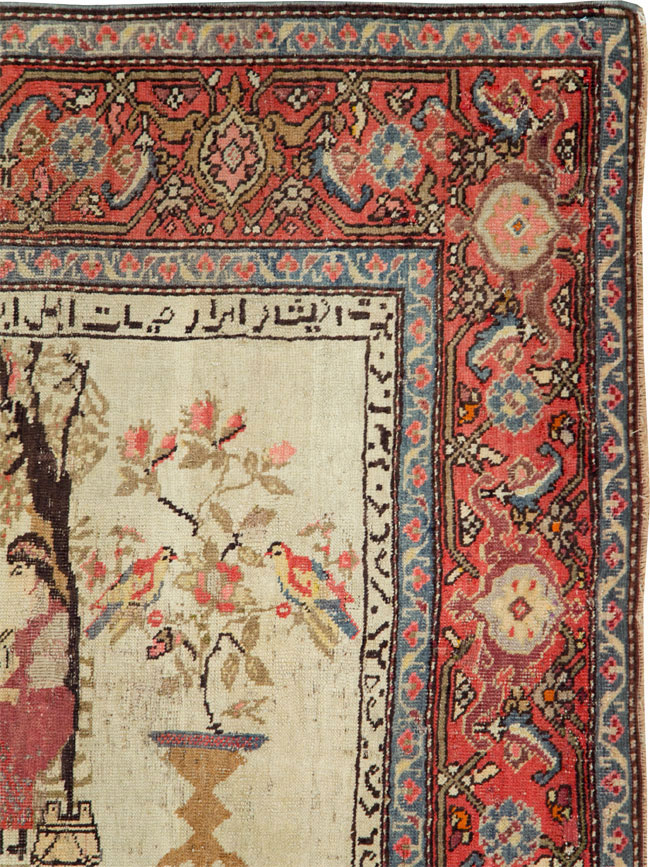 Antique Pictorial Karabagh Rug, No.27693 - Galerie Shabab