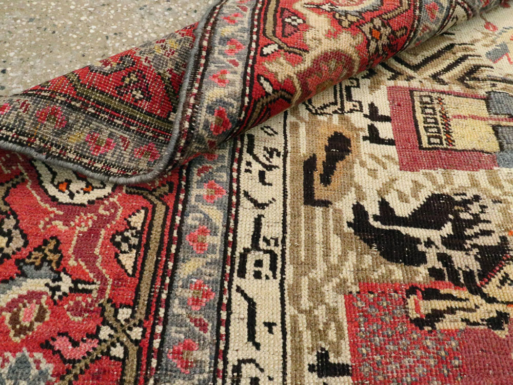Antique Pictorial Karabagh Rug, No.27693 - Galerie Shabab