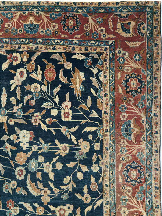 Vintage Indian Lahore Large Room Size Carpet, No.27702 - Galerie Shabab