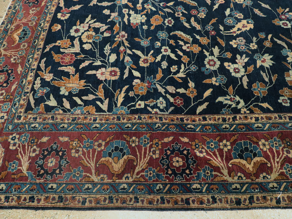 Vintage Indian Lahore Large Room Size Carpet, No.27702 - Galerie Shabab