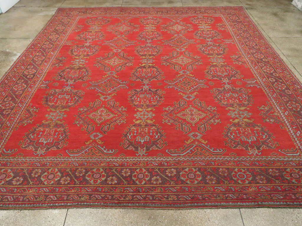 Antique Turkish Square Oushak, No.27709 - Galerie Shabab
