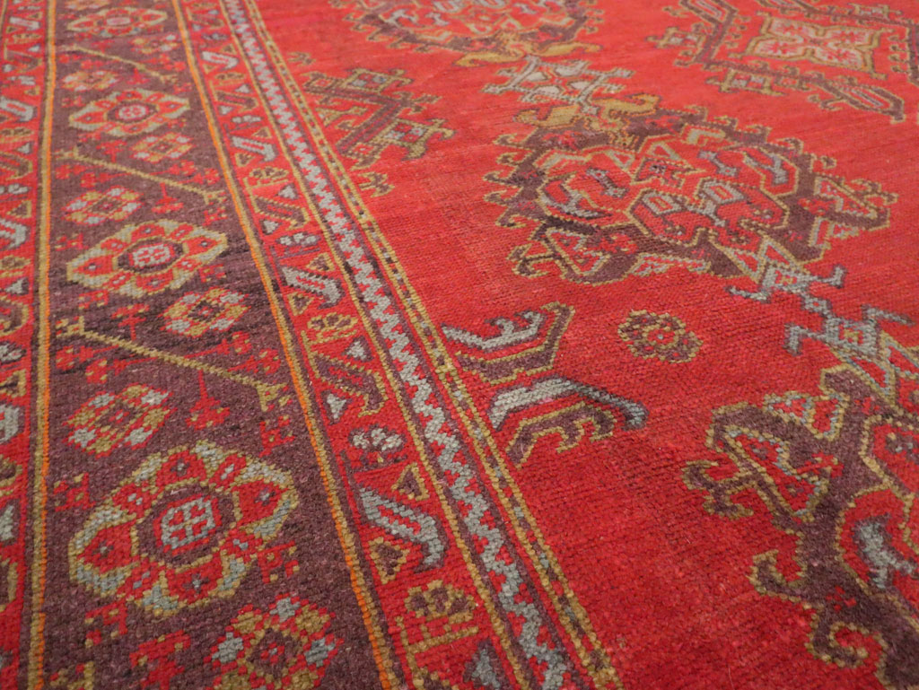 Antique Turkish Square Oushak, No.27709 - Galerie Shabab