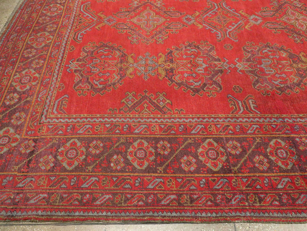Antique Turkish Square Oushak, No.27709 - Galerie Shabab