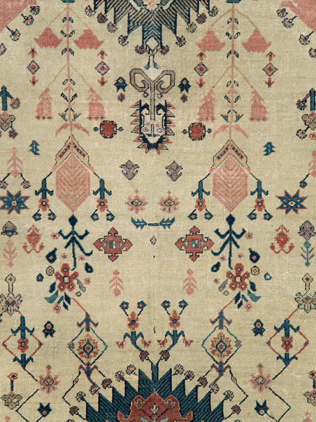 Antique Persian Fereghan Carpet, No.27714 - Galerie Shabab