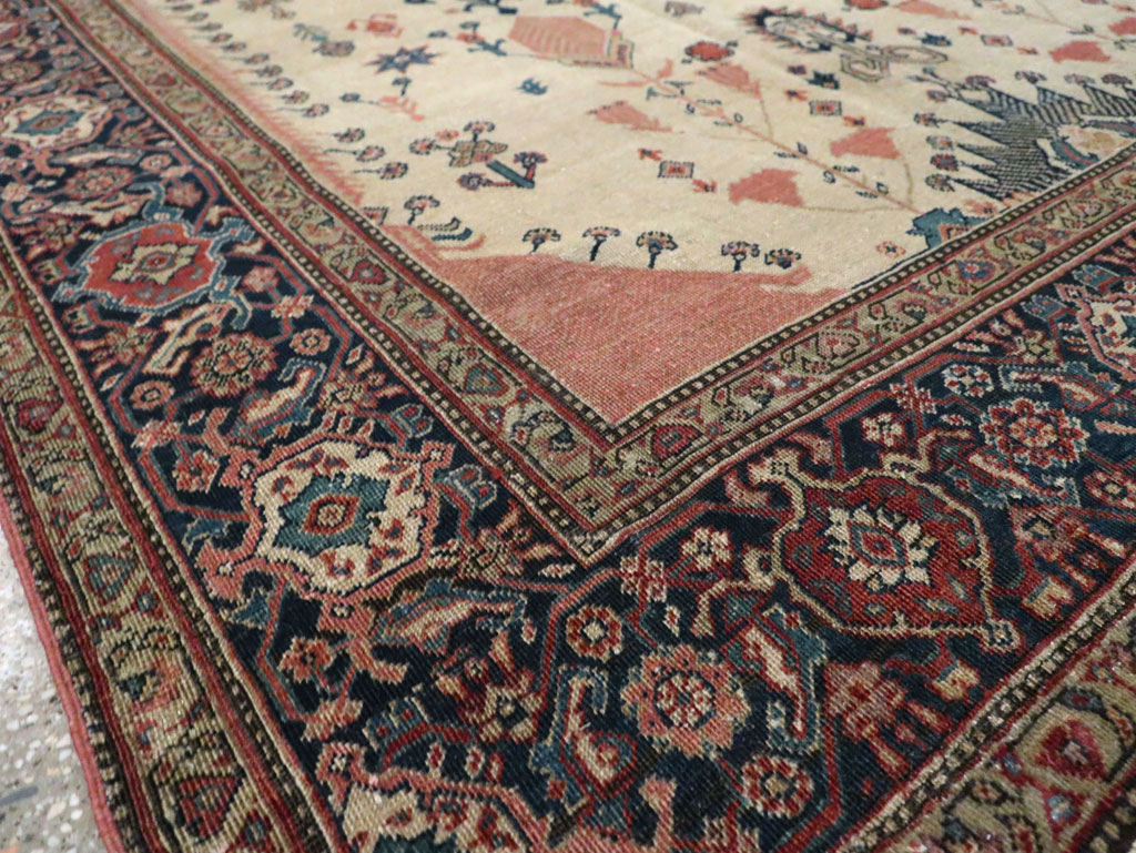 Antique Persian Fereghan Carpet, No.27714 - Galerie Shabab