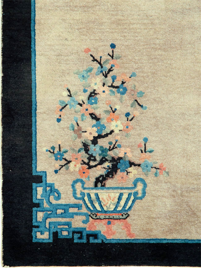 Vintage Chinese Peking Rug, No.27716 - Galerie Shabab