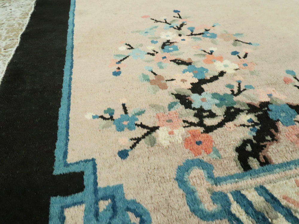 Vintage Chinese Peking Rug, No.27716 - Galerie Shabab