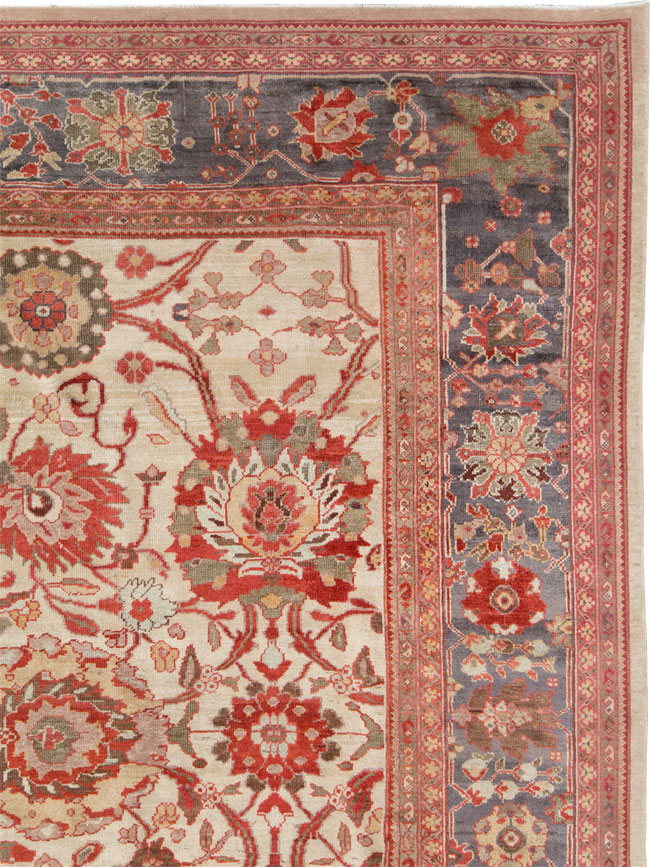 Antique Persian Sultanabad Carpet, No.27717 - Galerie Shabab