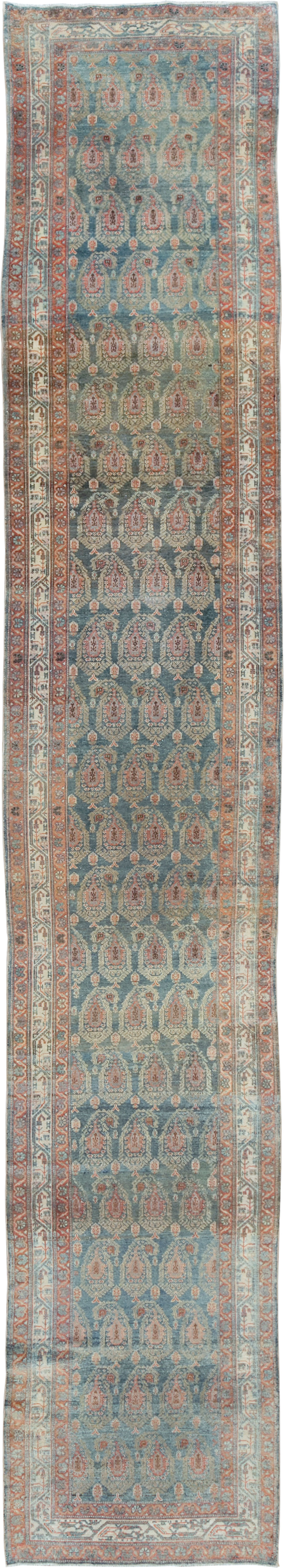 Antique Persian Malayer Long Runner, No.27718 - Galerie Shabab