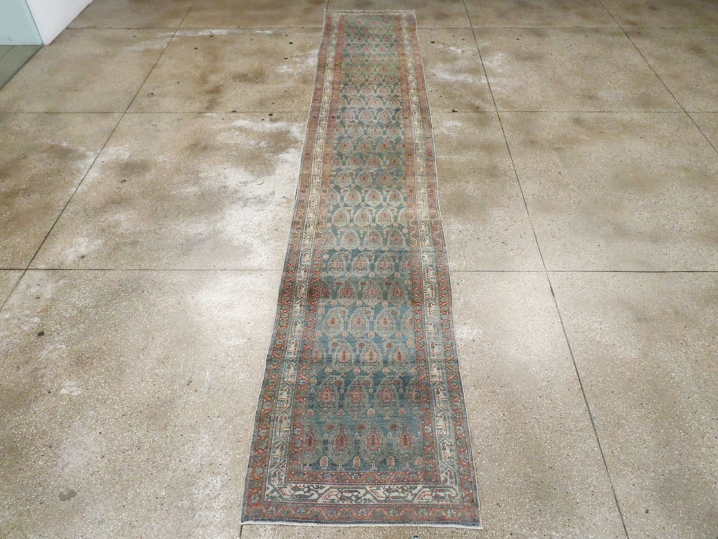 Antique Persian Malayer Long Runner, No.27718 - Galerie Shabab