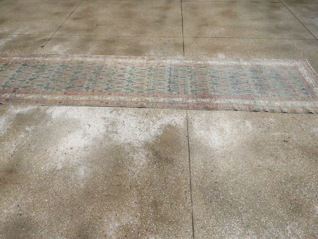 Antique Persian Malayer Long Runner, No.27718 - Galerie Shabab