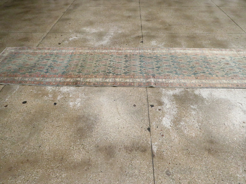 Antique Persian Malayer Long Runner, No.27718 - Galerie Shabab