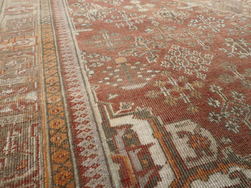 Vintage Persian Joshegan Square Accent Carpet, No.27724 - Galerie Shabab