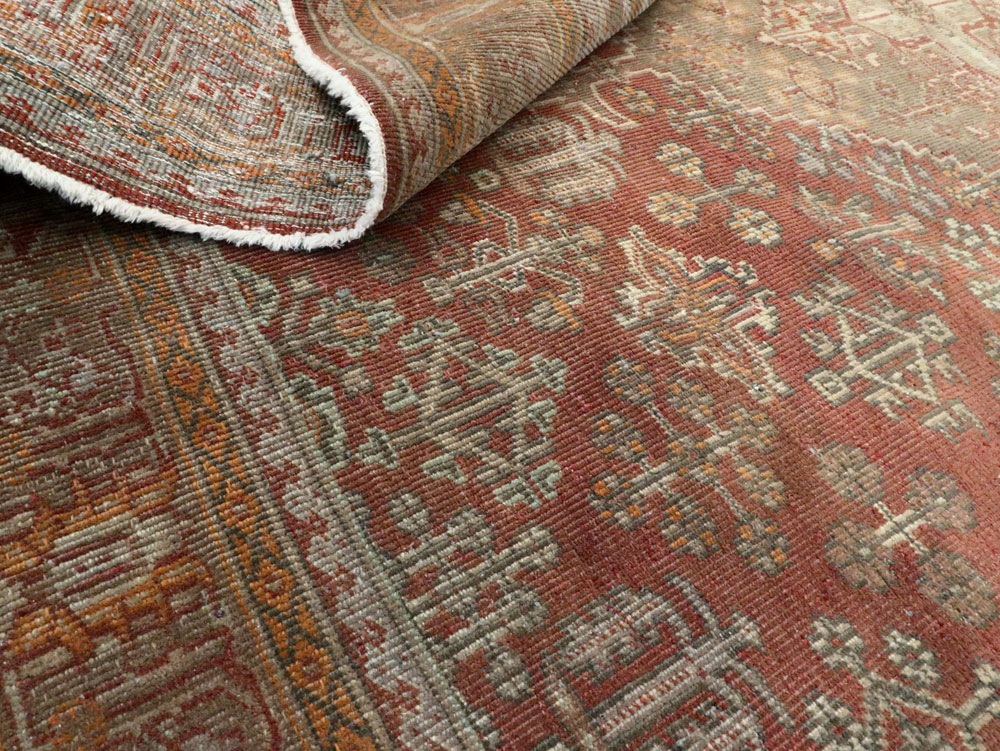 Vintage Persian Joshegan Square Accent Carpet, No.27724 - Galerie Shabab