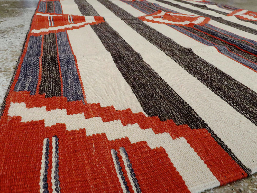 Modern Turkish Flatweave, No.27731 - Galerie Shabab