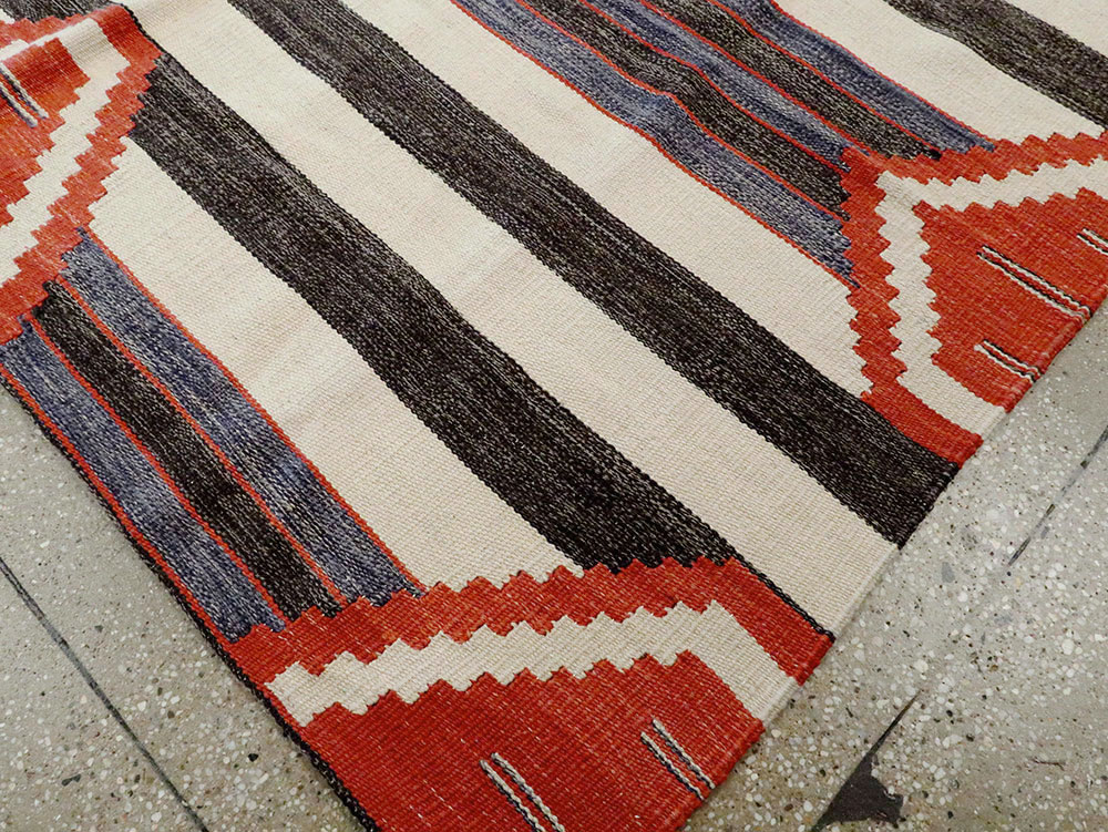 Modern Turkish Flatweave, No.27731 - Galerie Shabab