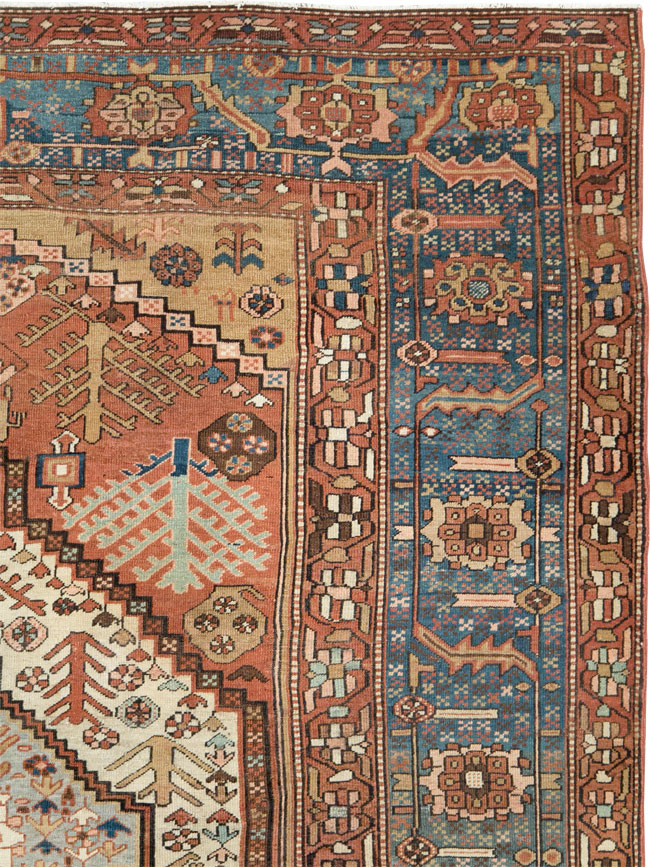 Antique Persian Bakshaish Room Size Carpet, No.27738 - Galerie Shabab