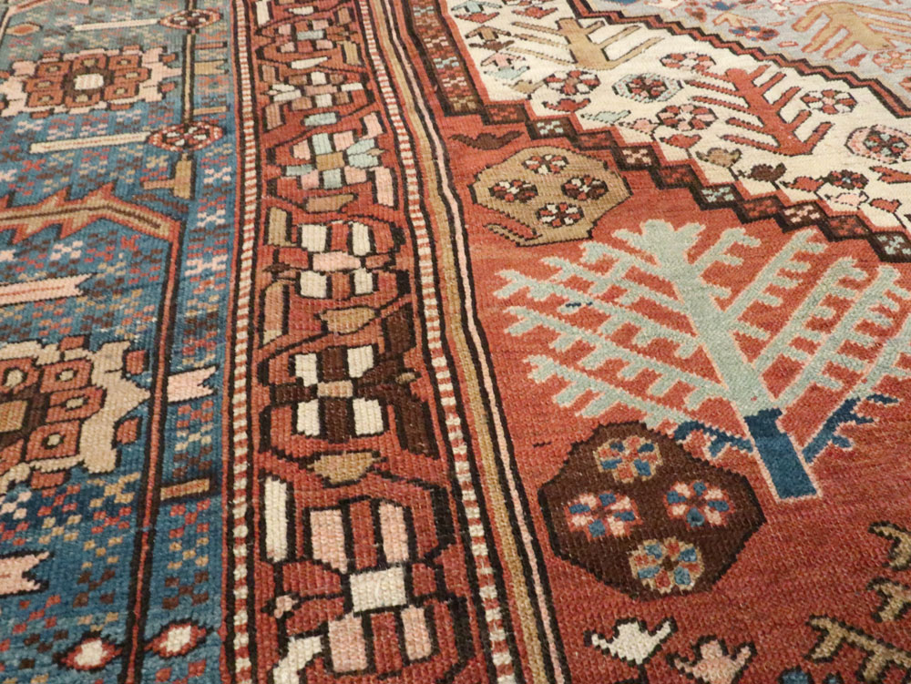 Antique Persian Bakshaish Room Size Carpet, No.27738 - Galerie Shabab