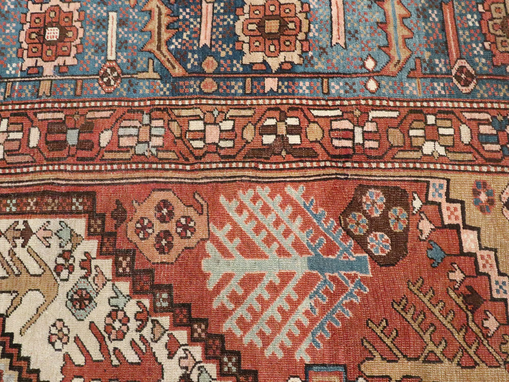 Antique Persian Bakshaish Room Size Carpet, No.27738 - Galerie Shabab