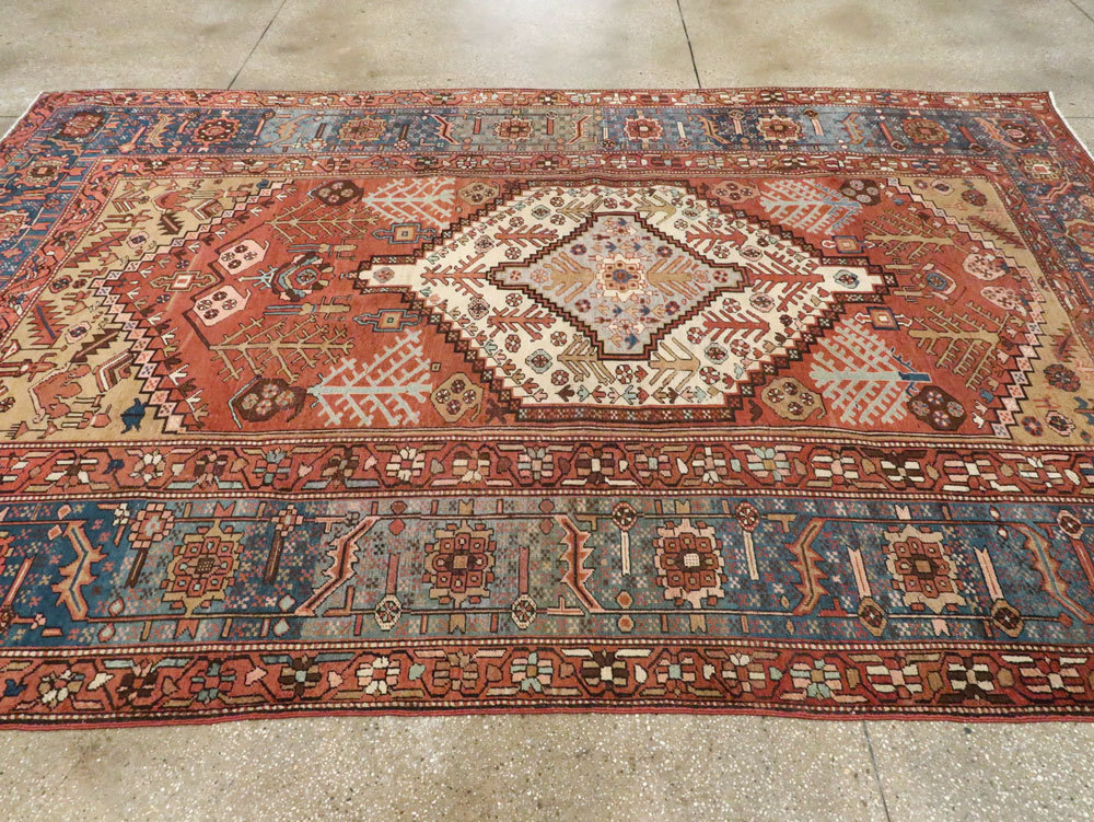 Antique Persian Bakshaish Room Size Carpet, No.27738 - Galerie Shabab
