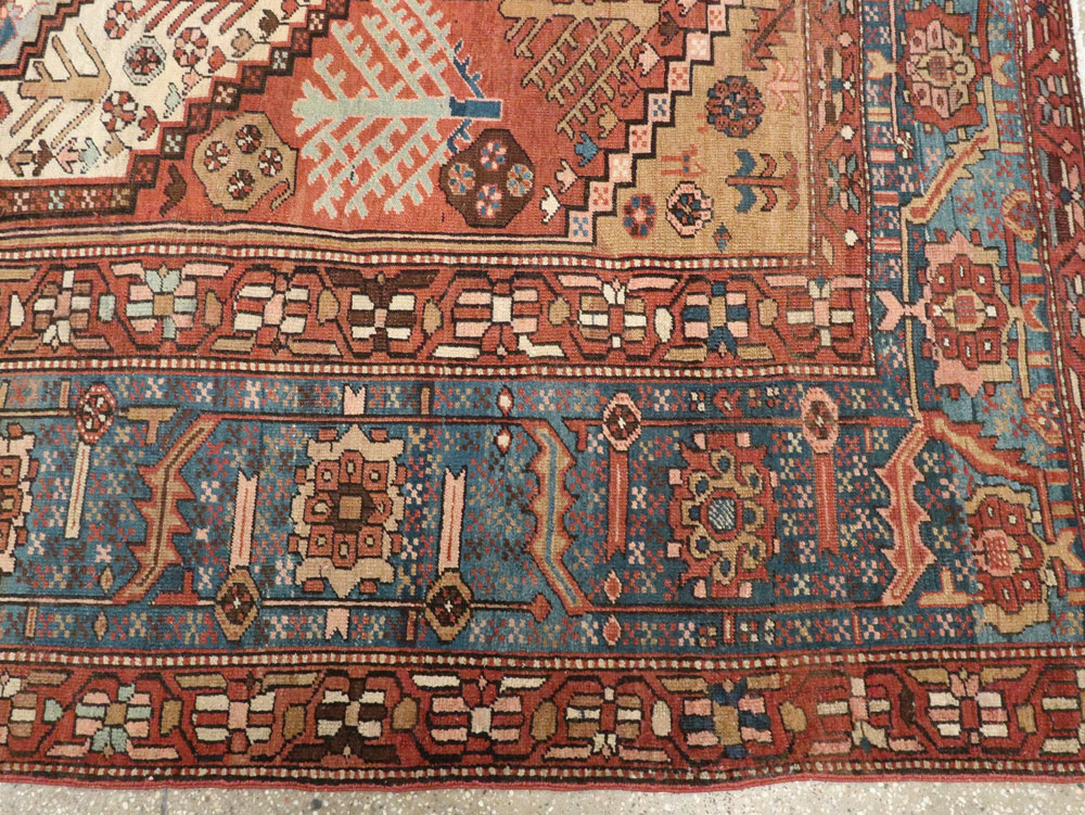 Antique Persian Bakshaish Room Size Carpet, No.27738 - Galerie Shabab