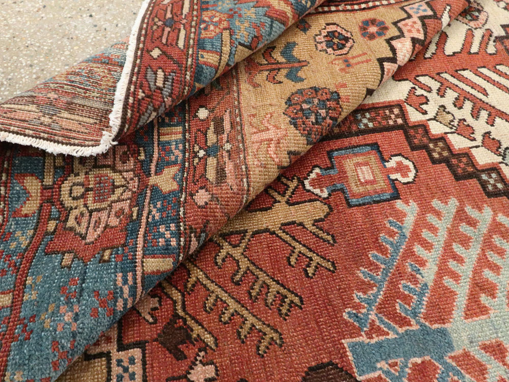 Antique Persian Bakshaish Room Size Carpet, No.27738 - Galerie Shabab