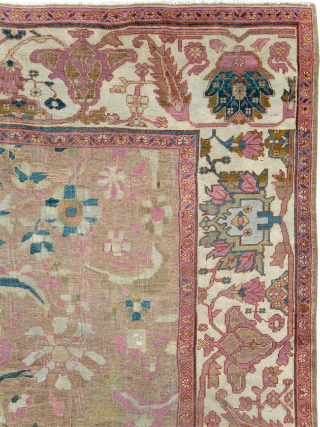 Antique Persian Sultanabad Room Size Carpet, No.27739 - Galerie Shabab