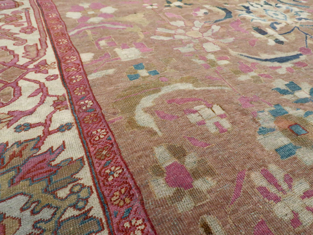 Antique Persian Sultanabad Room Size Carpet, No.27739 - Galerie Shabab