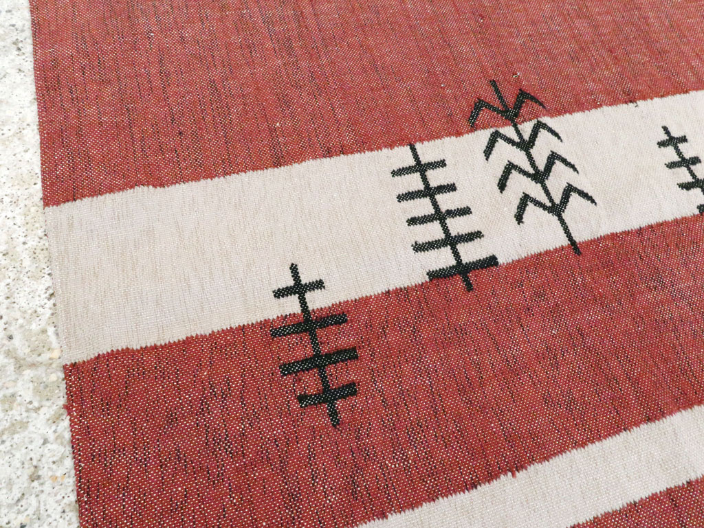 Vintage Ecuadorian Textile Flatweave, No.27742 - Galerie Shabab