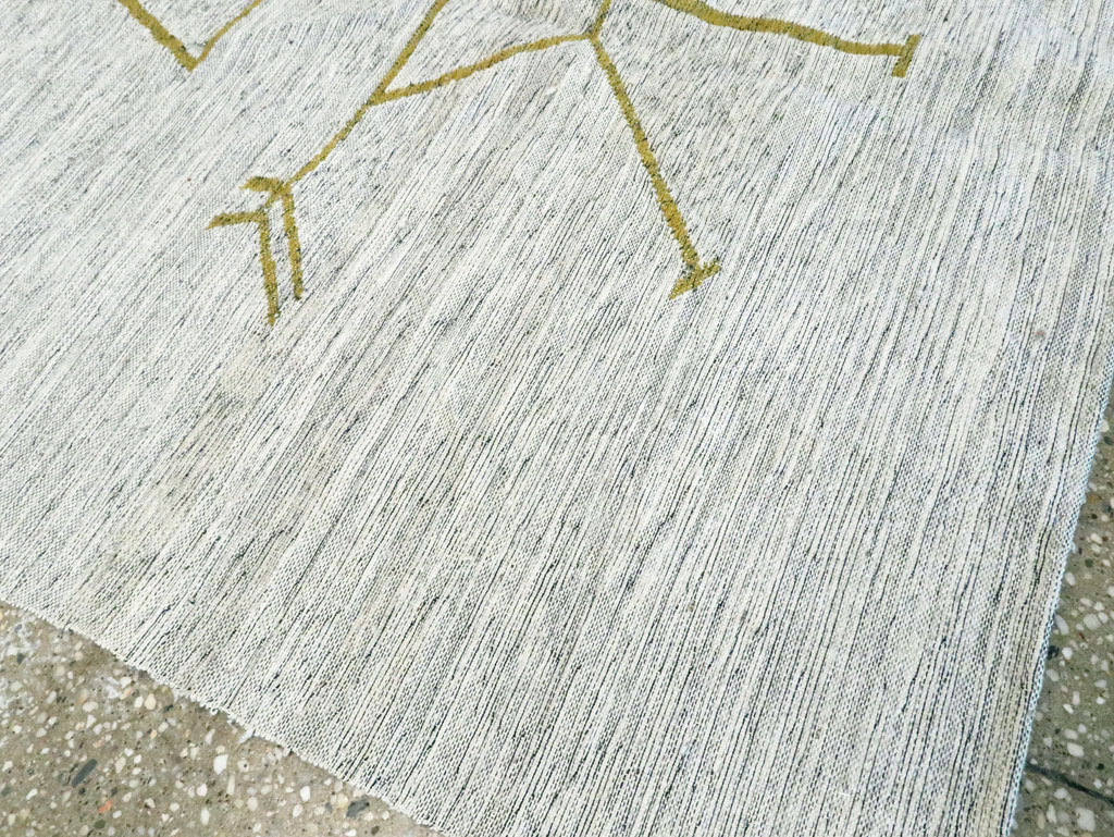 Vintage Ecuadorian Pictorial Textile Flatweave, No.27745 - Galerie Shabab