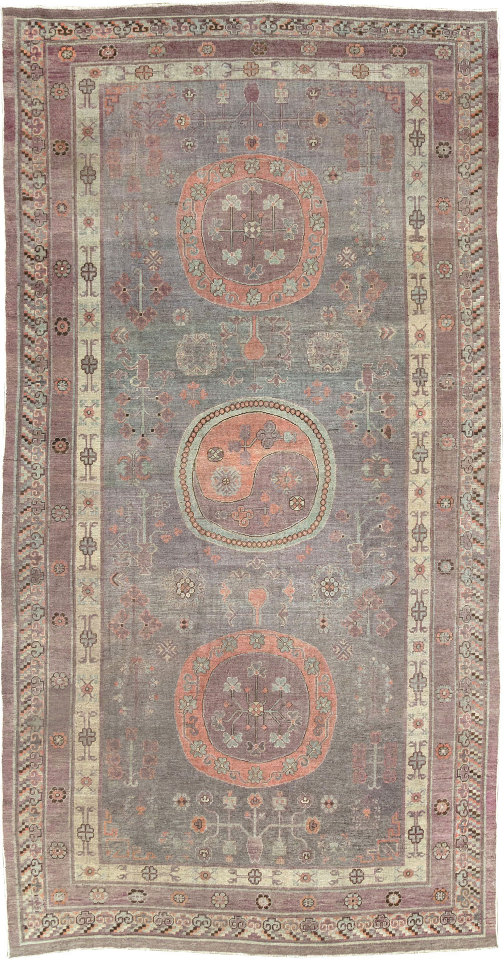 Antique East Turkestan Khotan Gallery Carpet, No.27747 - Galerie Shabab
