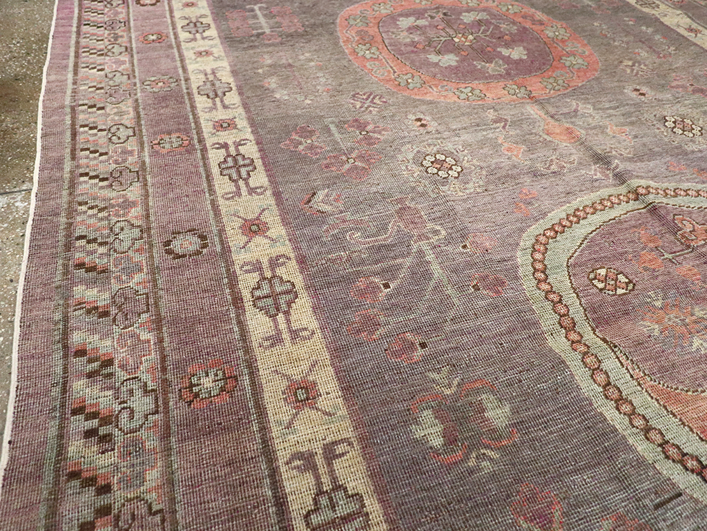 Antique East Turkestan Khotan Gallery Carpet, No.27747 - Galerie Shabab