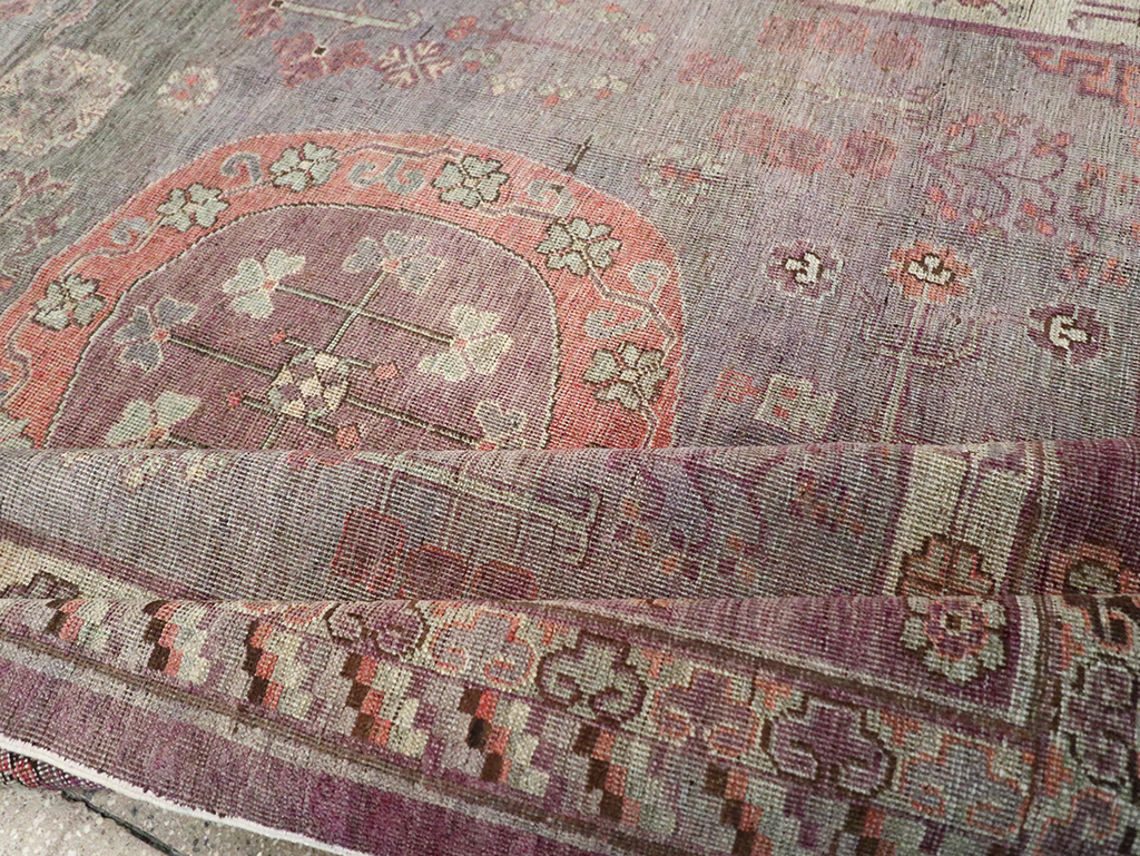 Antique East Turkestan Khotan Gallery Carpet, No.27747 - Galerie Shabab