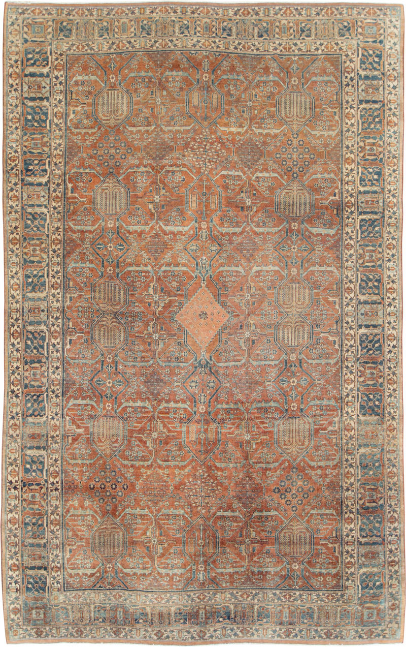 Antique Persian Joshegan Carpet, No.27753 - Galerie Shabab
