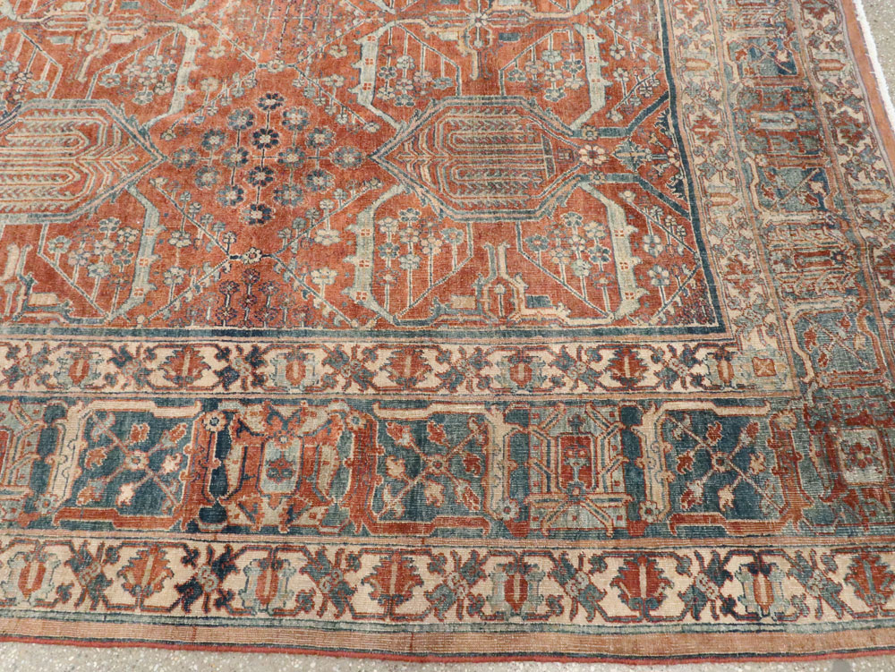 Antique Persian Joshegan Carpet, No.27753 - Galerie Shabab