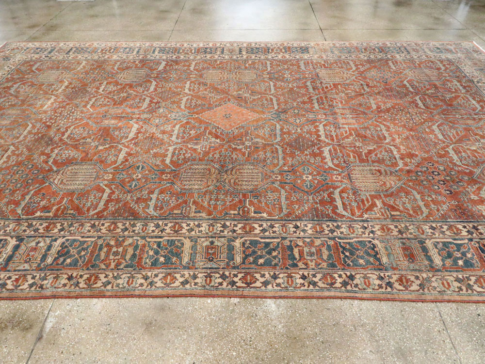 Antique Persian Joshegan Carpet, No.27753 - Galerie Shabab