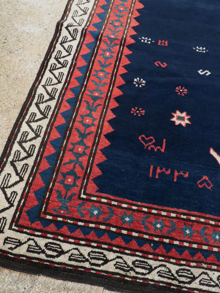 Vintage Caucasian Kazak Rug, No.27756 - Galerie Shabab