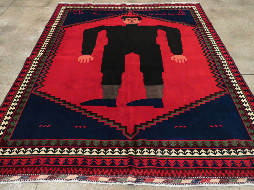 Contemporary Pictorial Rug of Frankenstein, No.27761 - Galerie Shabab