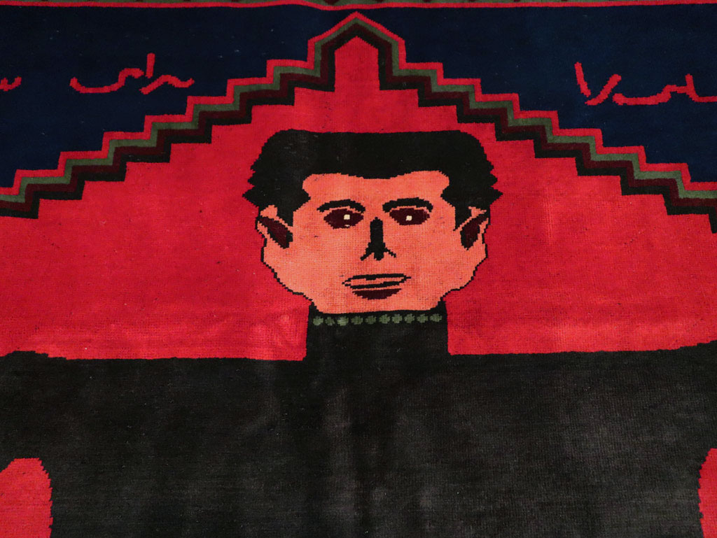 Contemporary Pictorial Rug of Frankenstein, No.27761 - Galerie Shabab