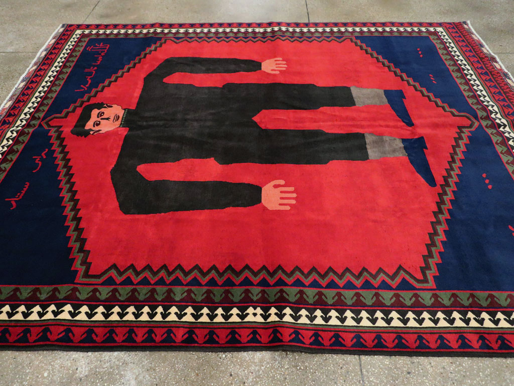 Contemporary Pictorial Rug of Frankenstein, No.27761 - Galerie Shabab